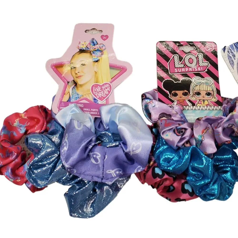 LOL Surprise Girls Scrunchies JoJo Siwa Bow Scrunchies Girls Hair Ties